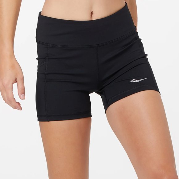 Saucony Pants - Saucony Women's Active Tight Shorts in Black